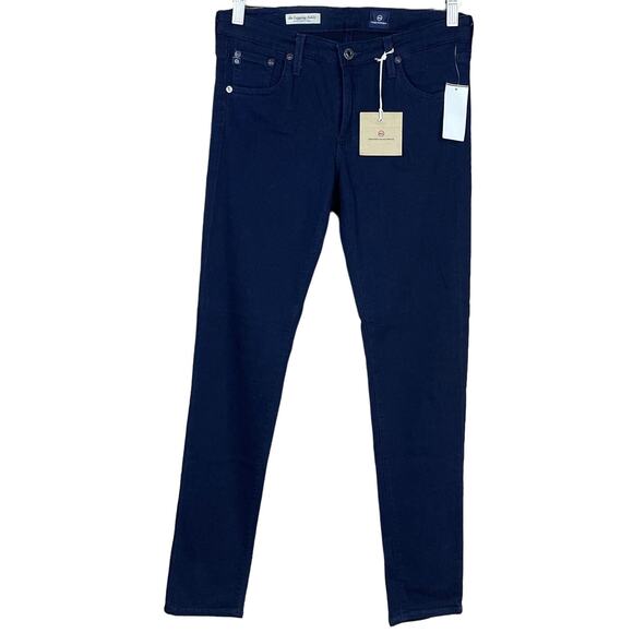 Adriano Goldschmied The Legging Ankle Super Skinny Jeans Dark Blue Size 29 NWT - Picture 1 of 11